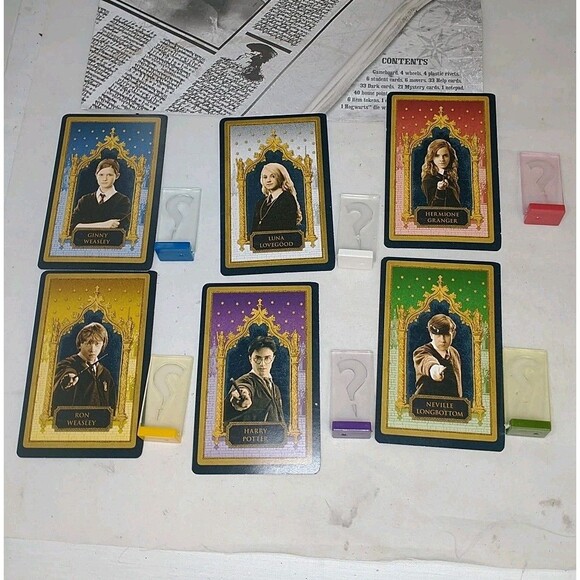 Clue Harry Potter Edition COMPLETE Parker Brothers 2008 Moving Hogwarts Board - Picture 5 of 16